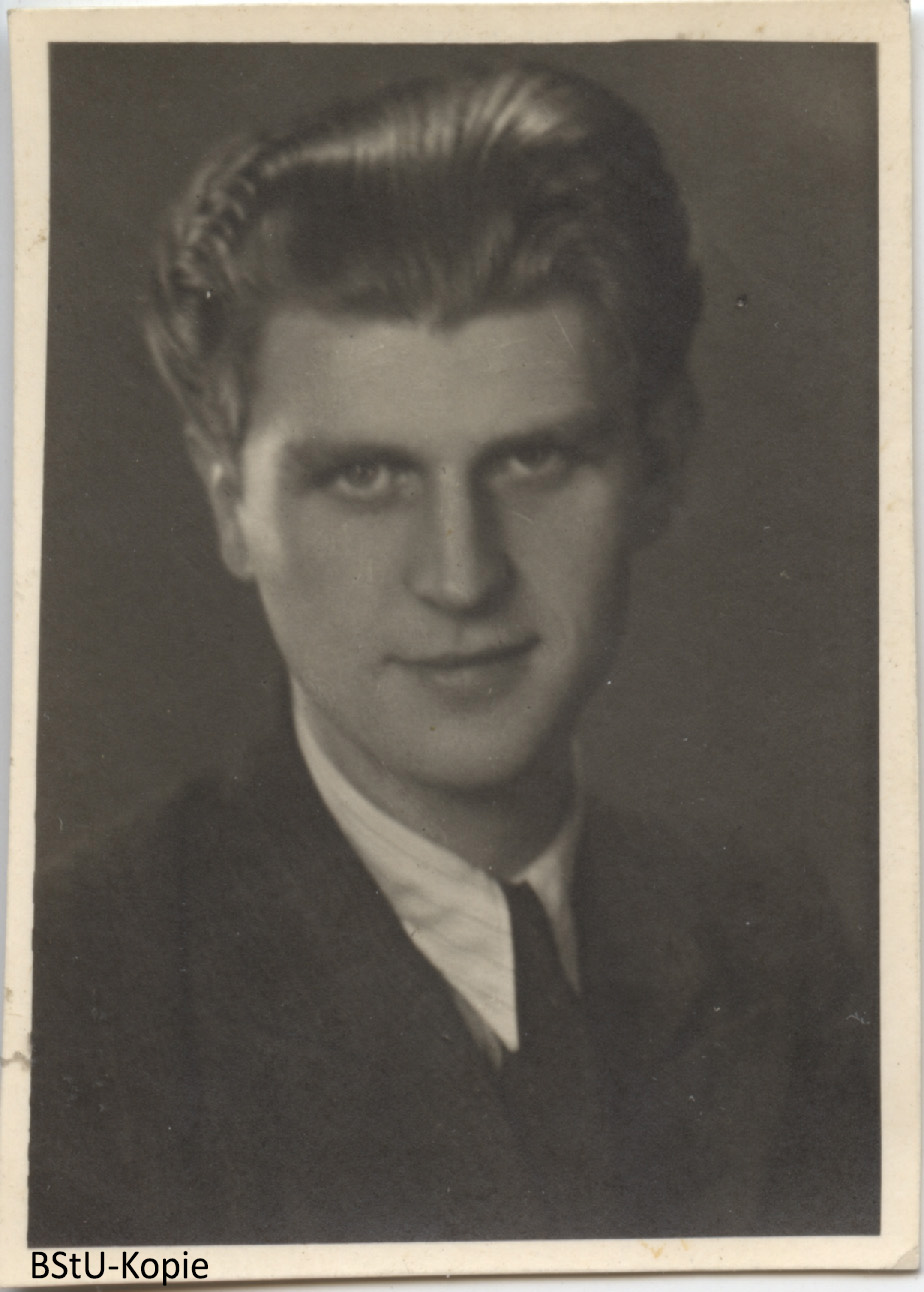 Herbert Walter Belter, Porträtfotografie, undatiert (Aufnahme um 1949), BStU, MfS, BV Leipzig, AP Nr. 0003, Band Nr. 2, 335