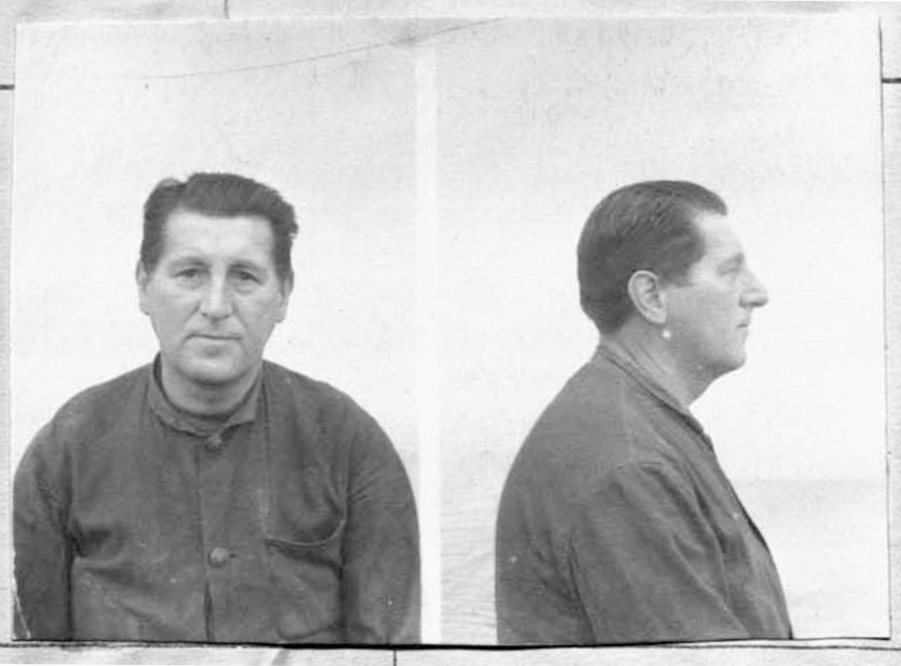 Willy Hermann Kummer,  Fotografie während der Untersuchungshaft, RGWA, Fond 460, d. 1862471, l. 2