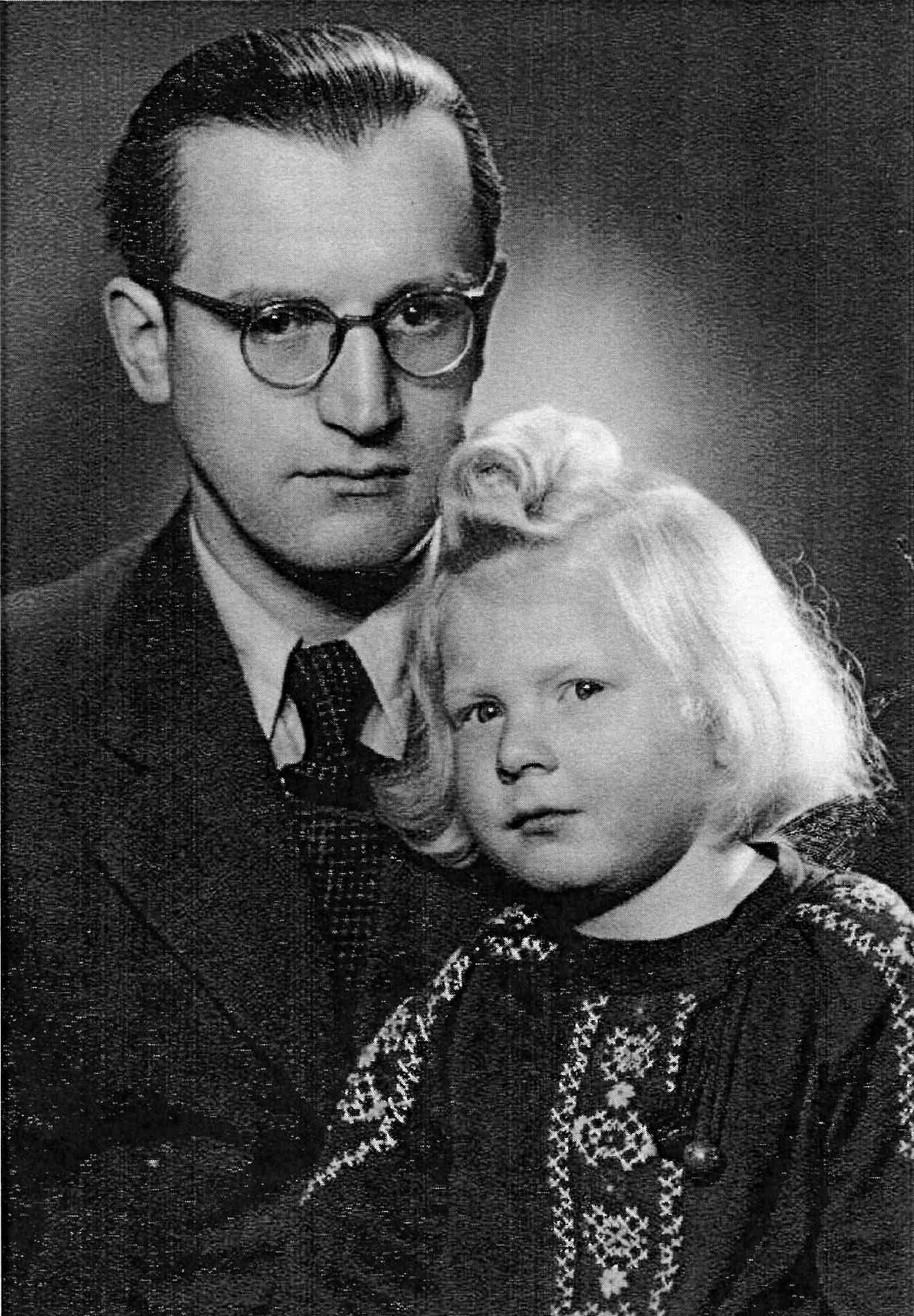 Fritz Heinicke mit Tochter Renate, Privatbesitz