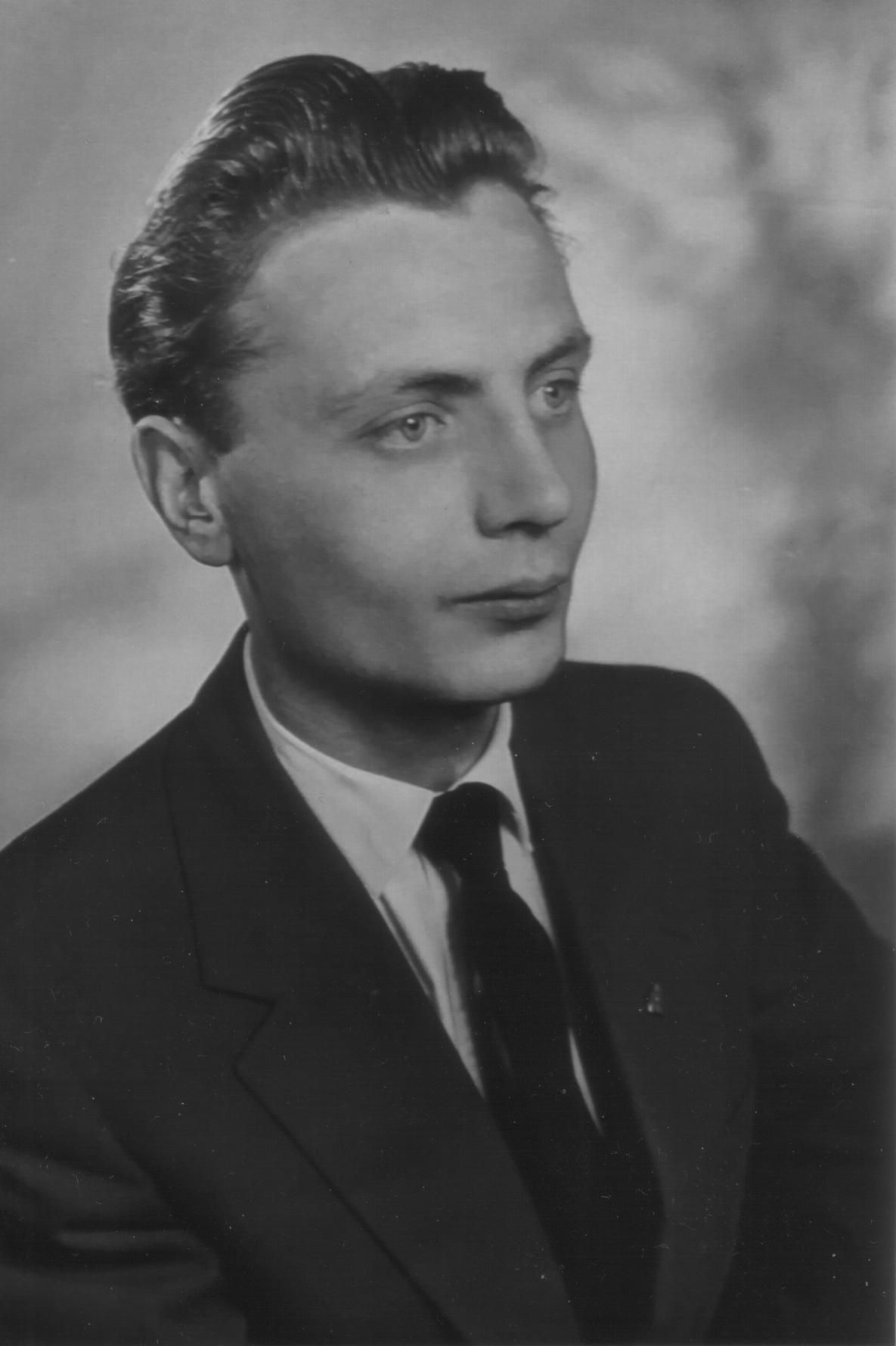 Horst Hilbig, fünf Monate nach der Entlassung aus der Haft, 1954, Privatbesitz